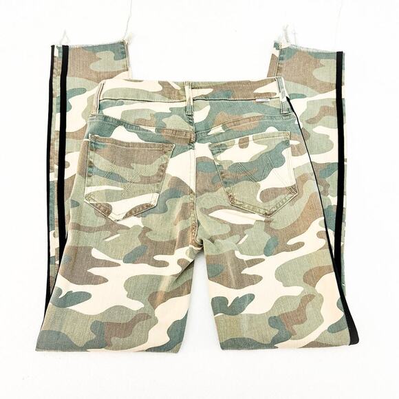 Mother High Waisted Looker Ankle Fray See Me Run Denim Jeans Size 24 - Picture 5 of 10